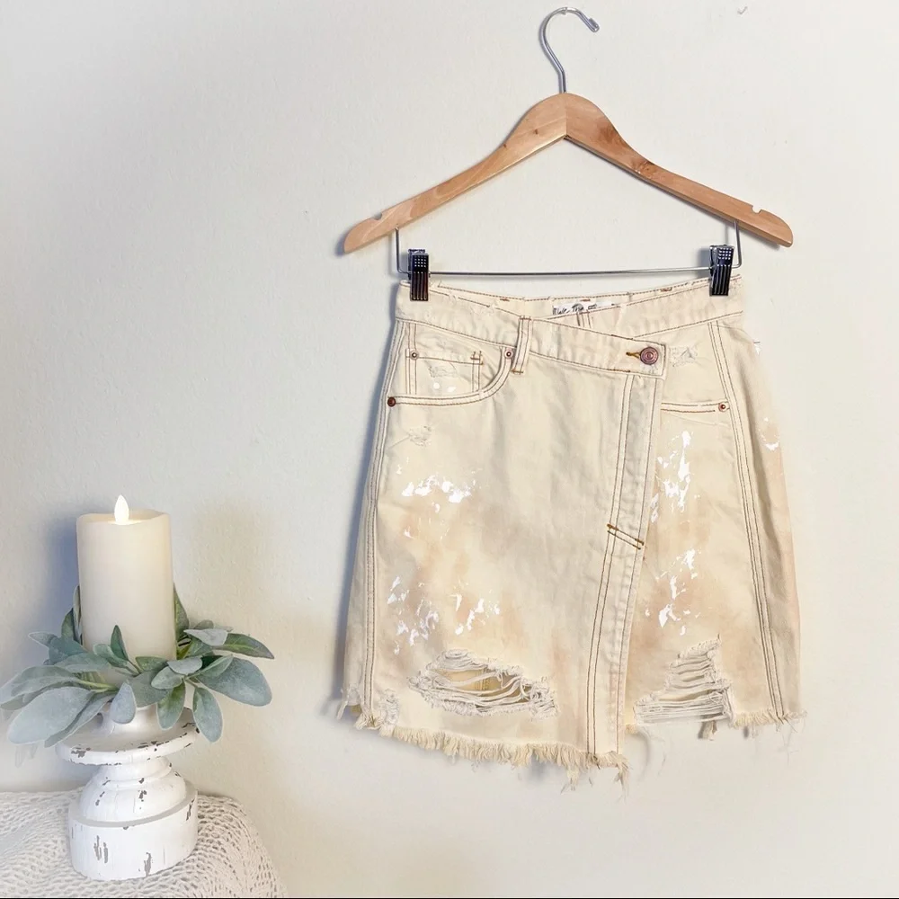 NWT Free People Parker Wrap Skirt